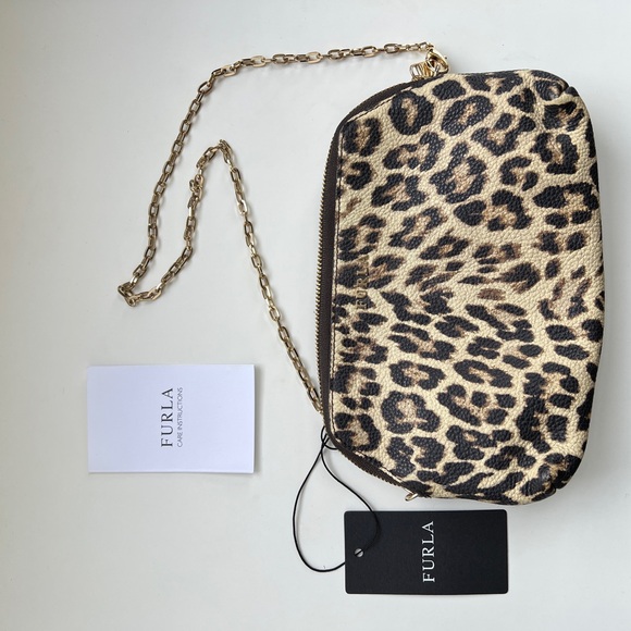 Furla Leopard print shoulder bag - Picture 2 of 5